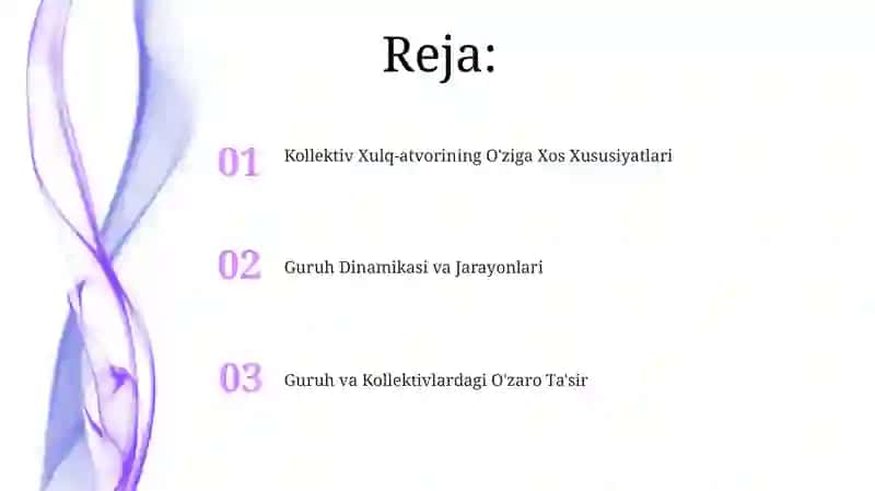Guruh va Kollektivlardagi O'zaro Ta'sir 2