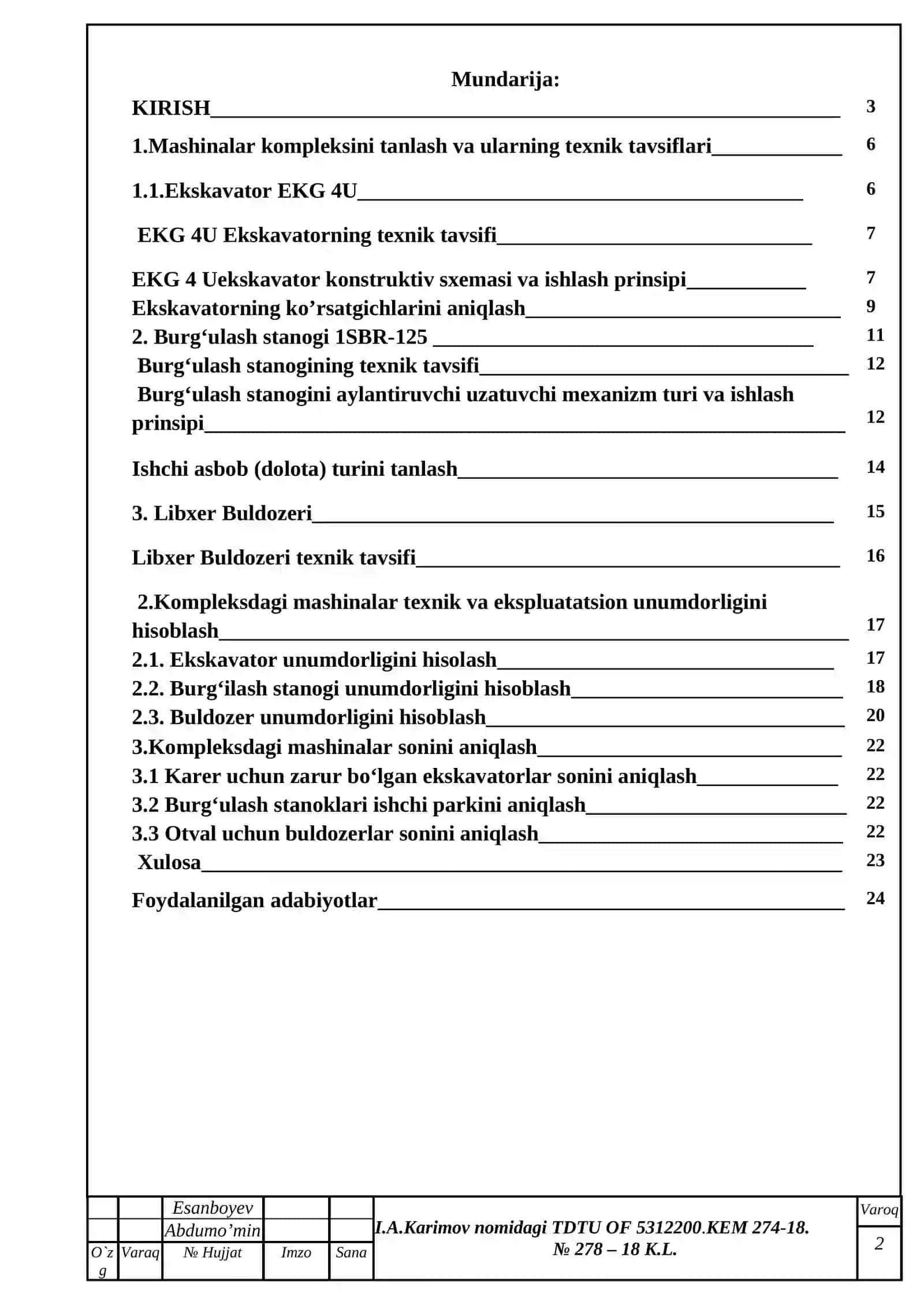 KARYER MEXANIK USKUNALARI 2
