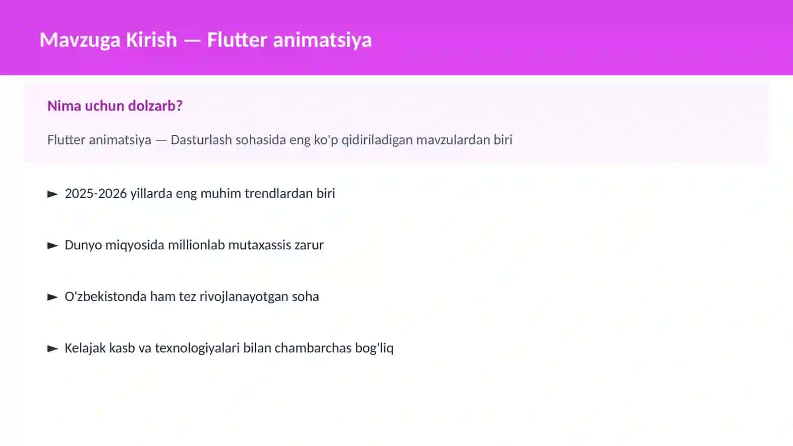 Flutter animatsiya 2