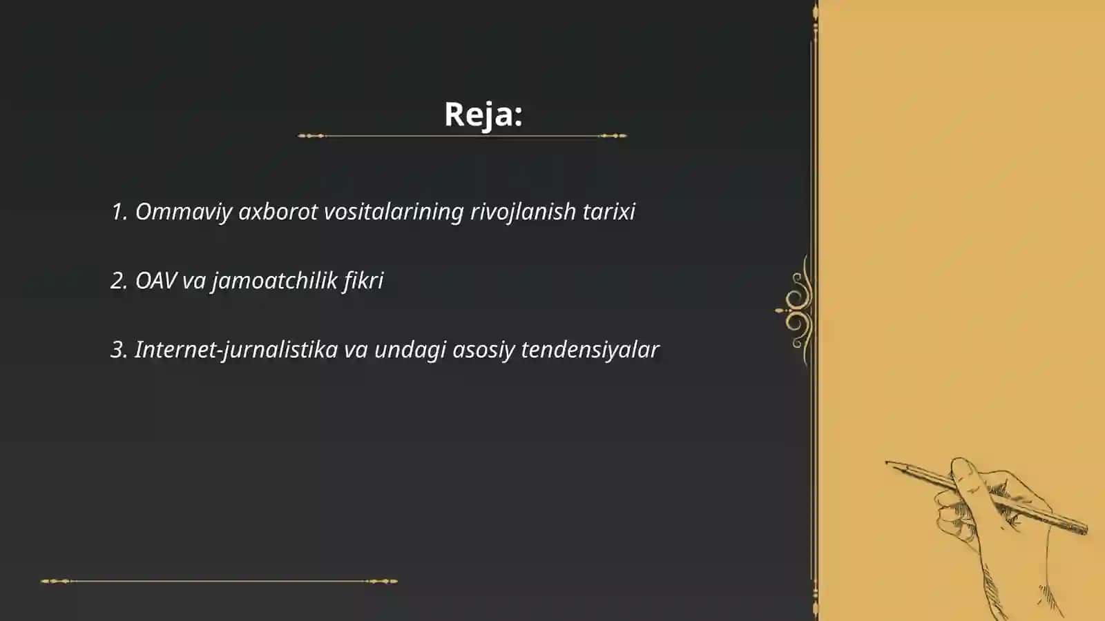 Ommaviy axborot vositalarining rivojlanish tarixi 2