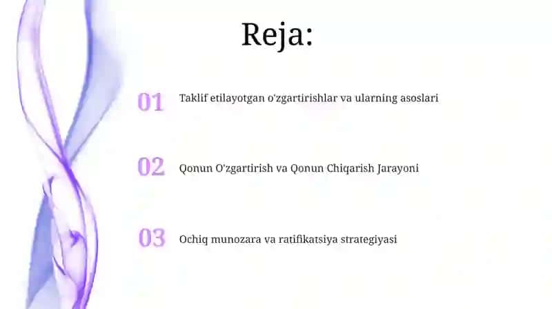 Yangi konstitutsiyaga kiritilgan õzgartirishlar 2