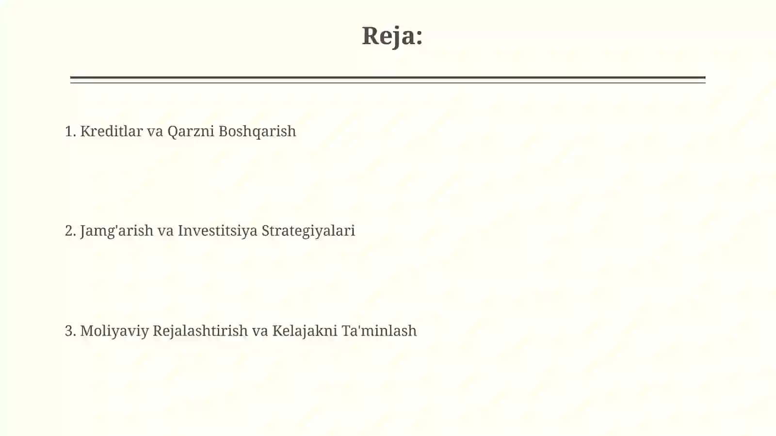 Istemol va Jamgarma va Investitsalar 2