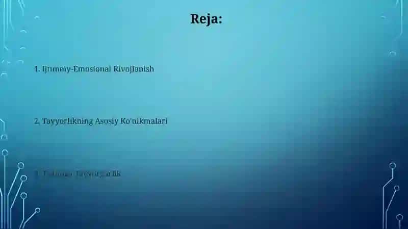 Ijtimoiy-emotsional rivojlanish 2
