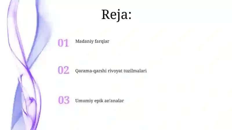 Odessiya va Alpomish dostonlarining oʻxshash farqlari 2