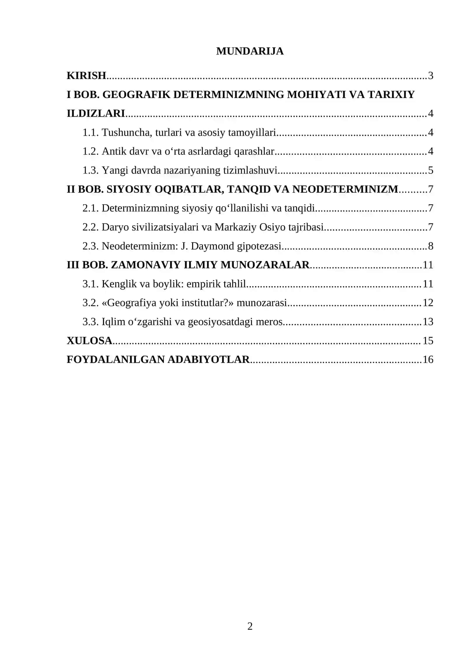geografik determenizm 2