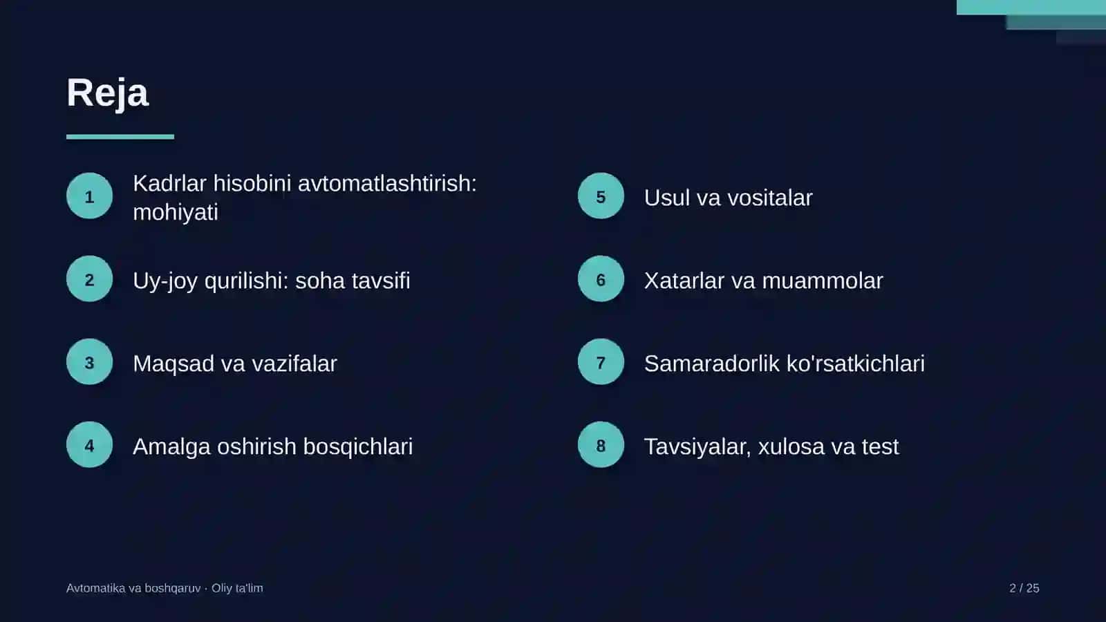 uy joy qurilishida kadrlar hisobini avtomatlashtirish 6445 2