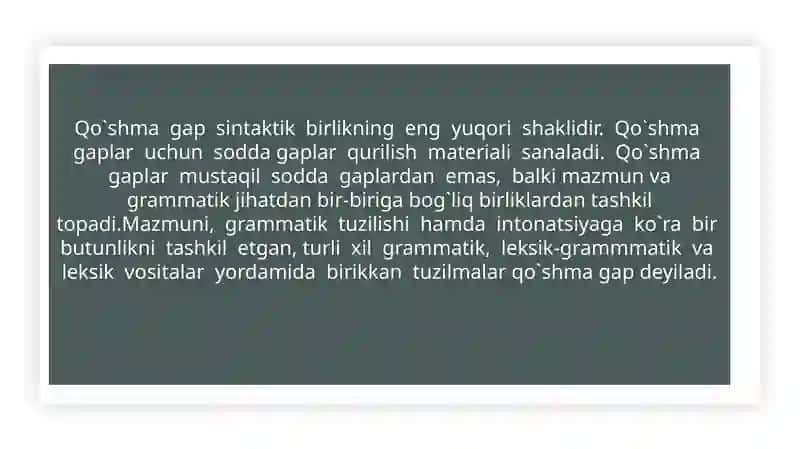 Qo’shmagapturlari 2