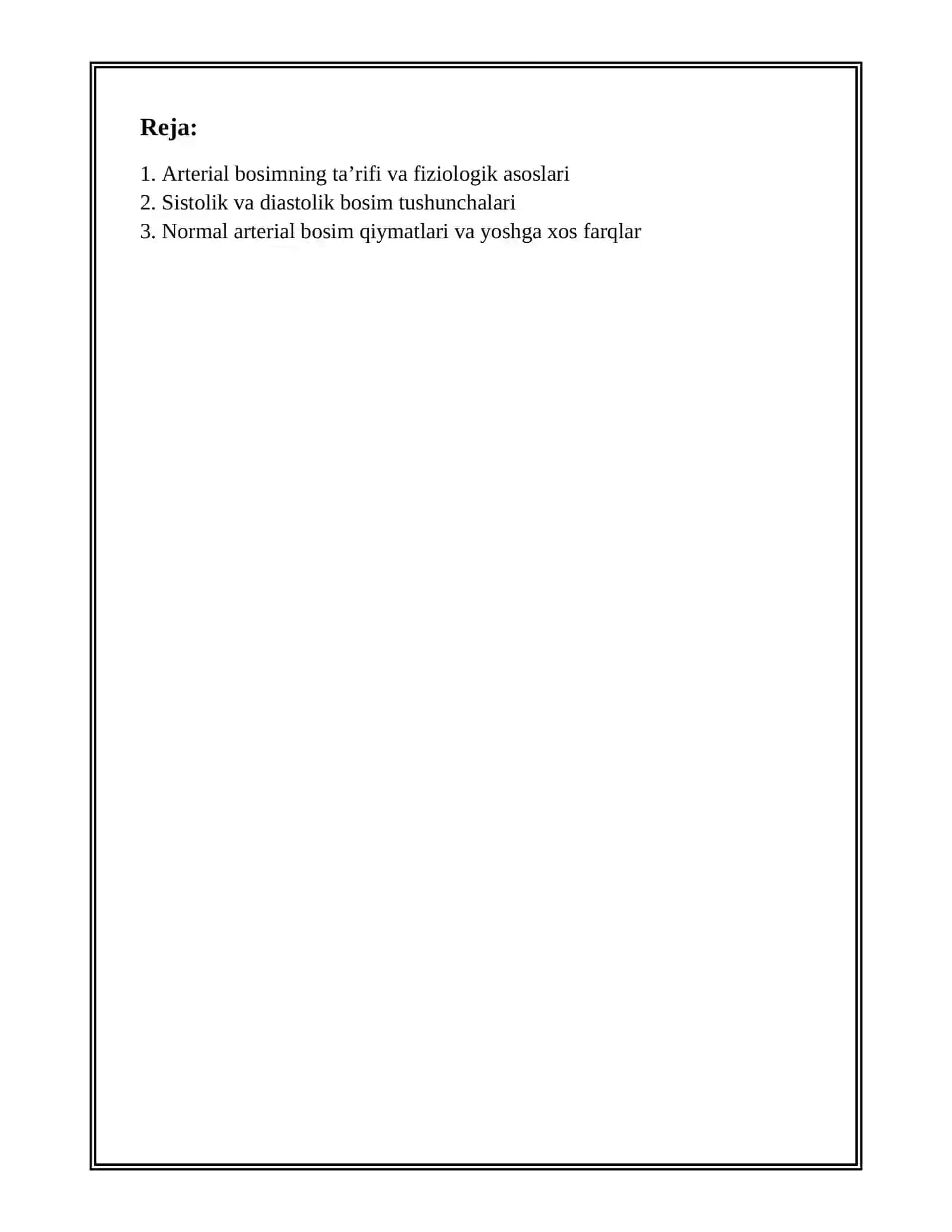 ARTERIAL BOSIM 2