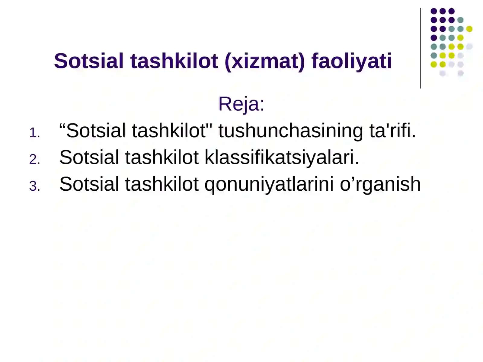SOTSIAL TASHKILOT FAOLIYATI 2
