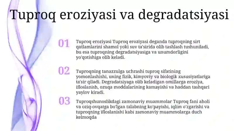 Tuproqshunoslikning Zamonaviy Muammolari 2