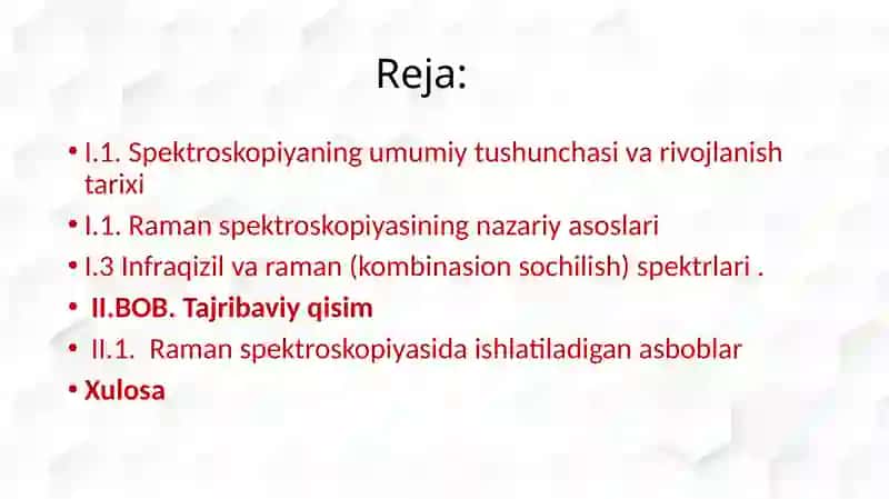 Raman spektroskopiyasi 2