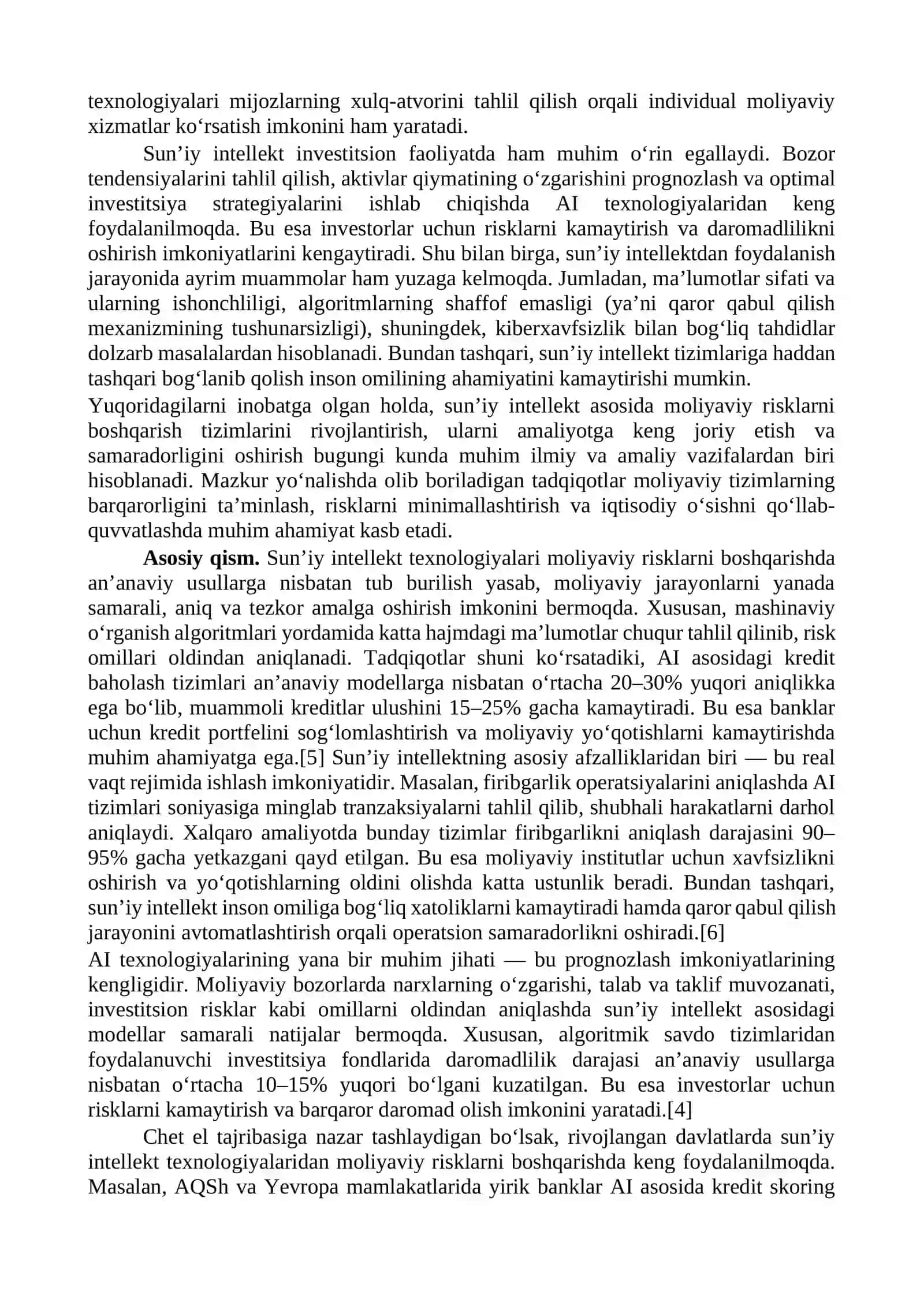 SUN’IY INTELLEKT ORQALI MOLIYAVIY RISKLARNI BOSHQARISH 2
