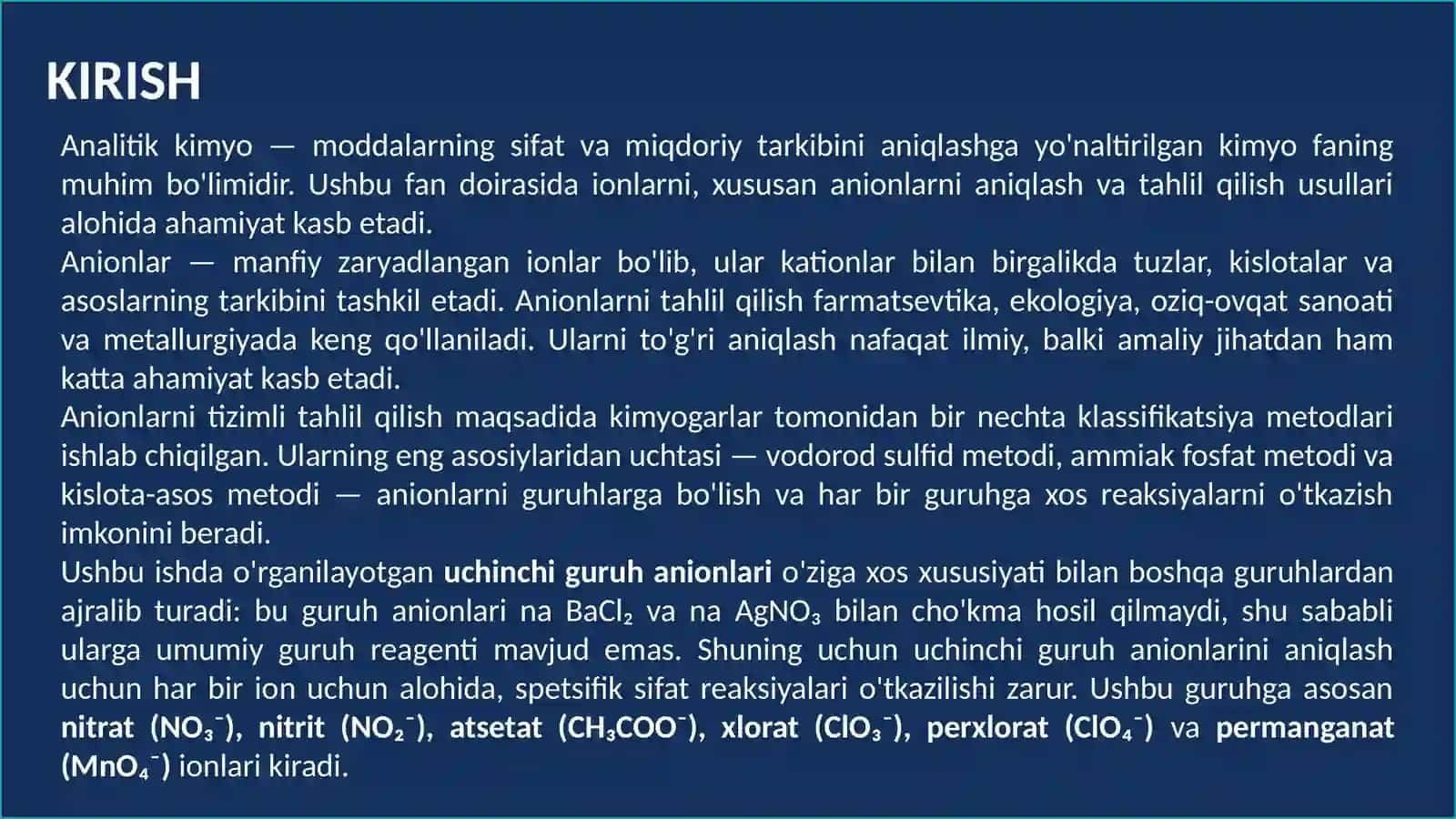 Analitik Kimyo Fanidan 2