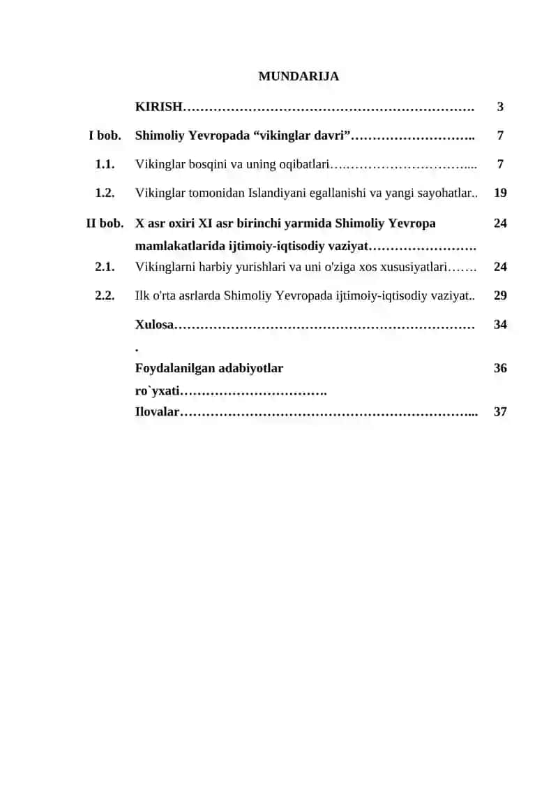 IX-XI asrlarda Shimoliy Yevropa xalqlarining ijtimoiy-iqtisodiy va siyosiy hayotidagi o'zgarishlar 2