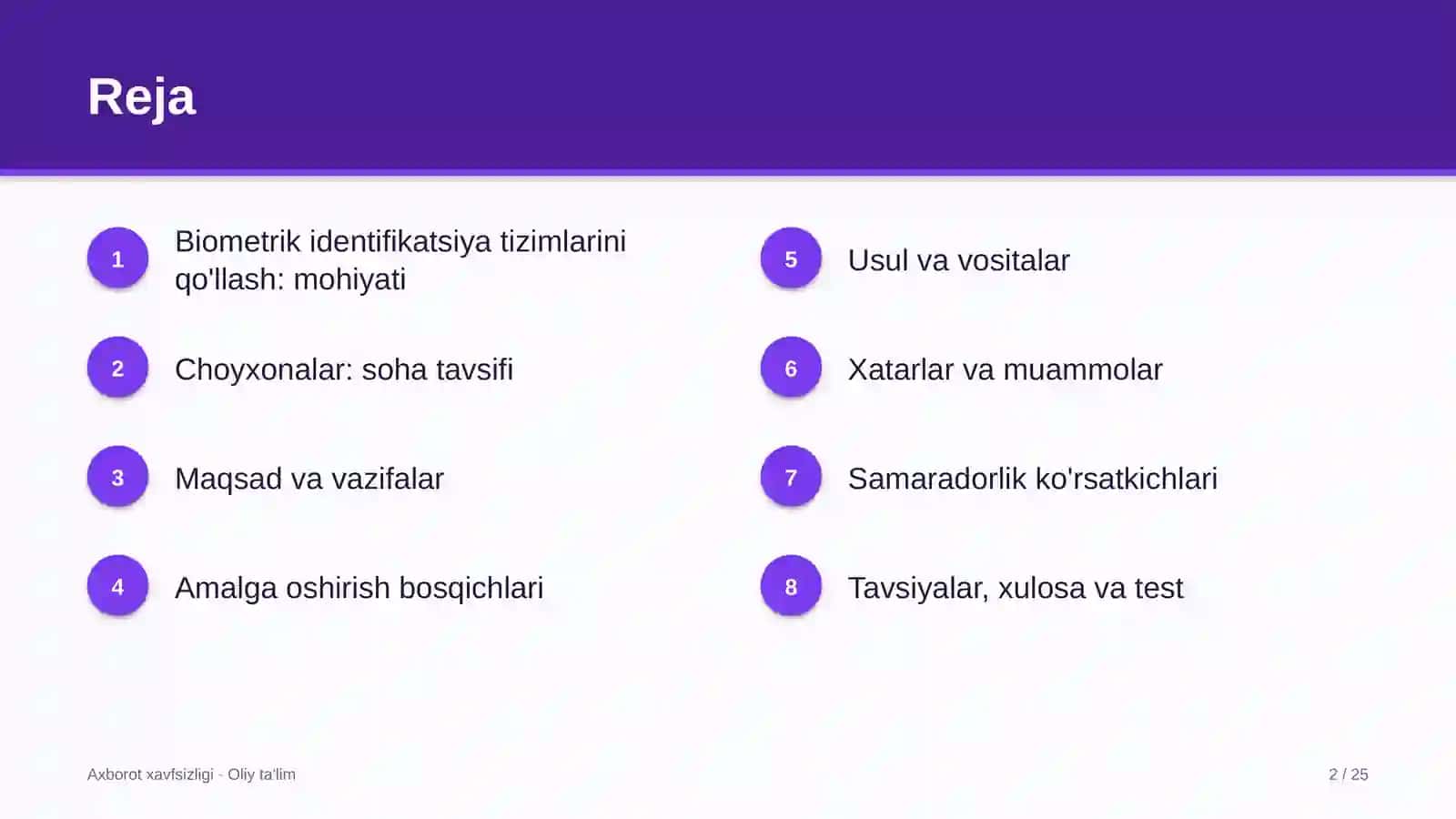 Choyxonalarda biometrik identifikatsiya tizimlarini qo'llash 2