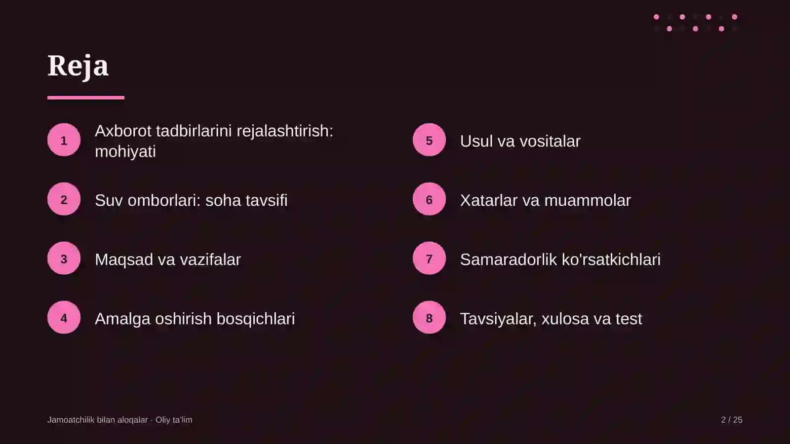 suv omborlarida axborot tadbirlarini rejalashtirish 1835 2