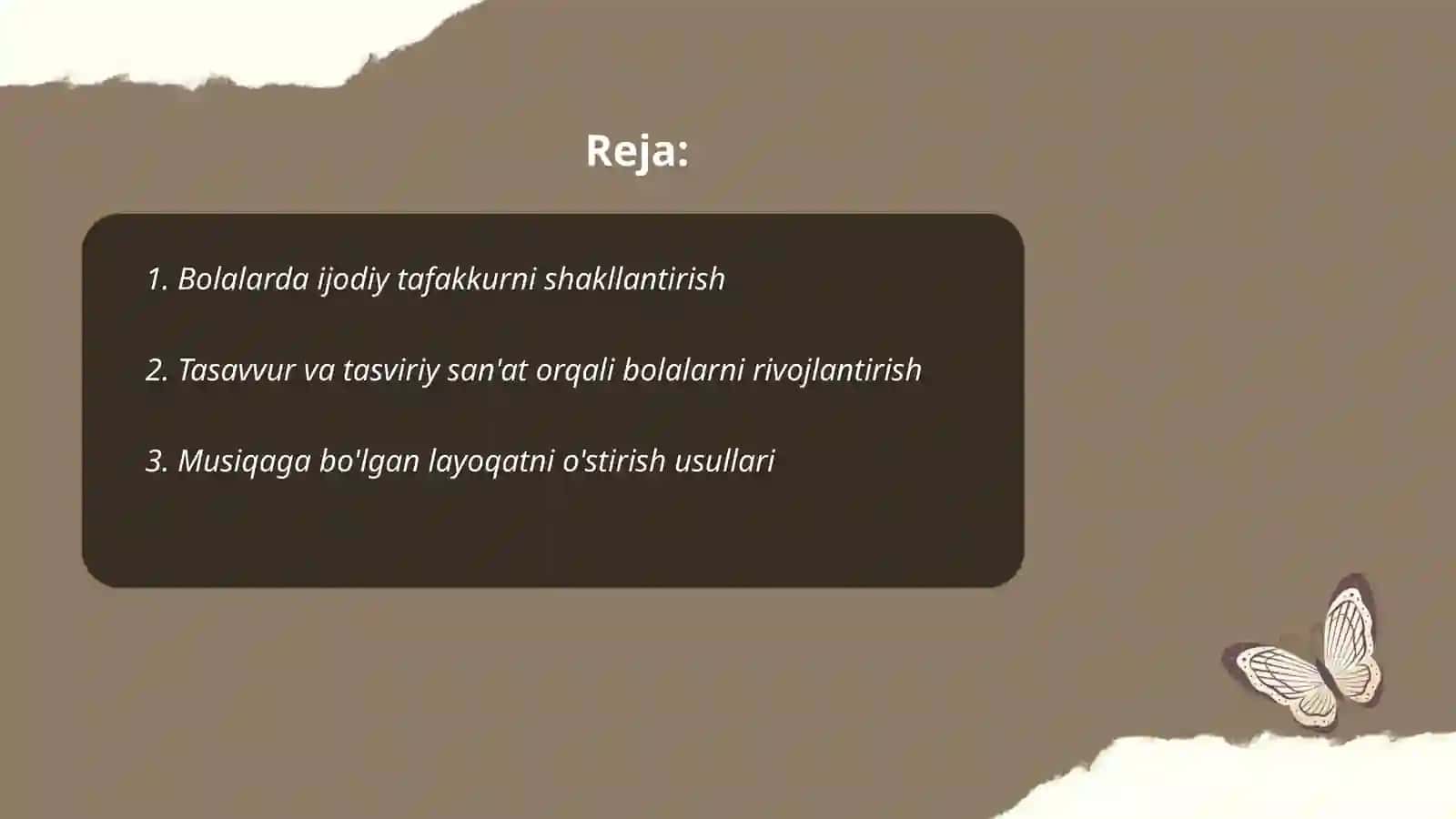 Bolada badiiy-ijodiy qobiliyatlarini rivojlantirish 2