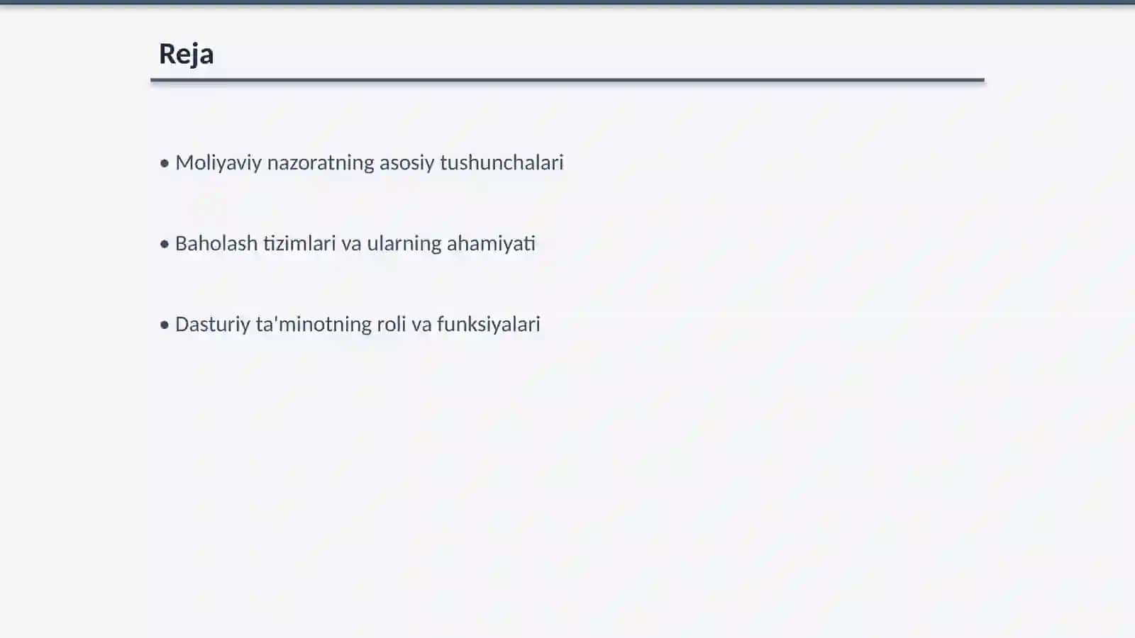 Moliyaviy nazorat va baholash tizimlarini dasturiy ta'minot yordamida tashkil qilish 2