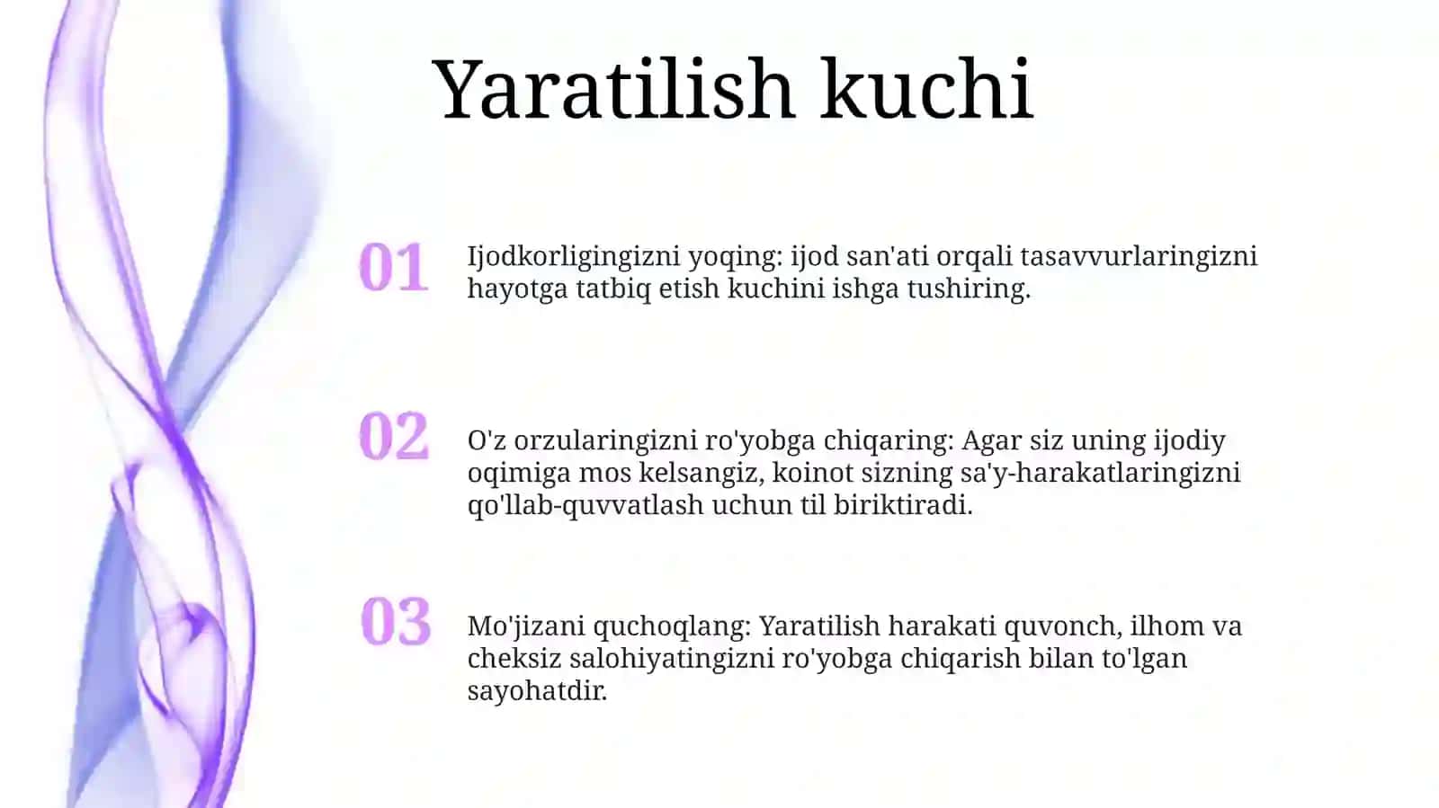 Yaratilish kuchi 2