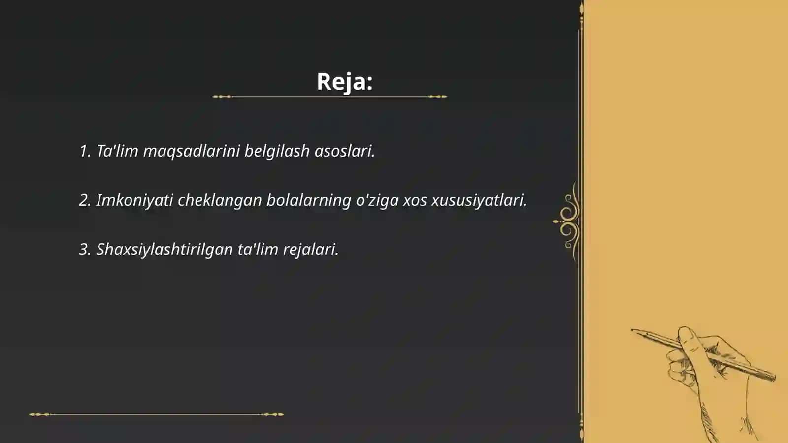 Imkoniyati cheklangan bolalarini o'qitishda ta'lim maqsadlarini belgilashning ahamiyati 2