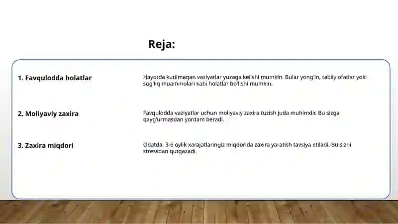 Byudjet jarayoni. 2