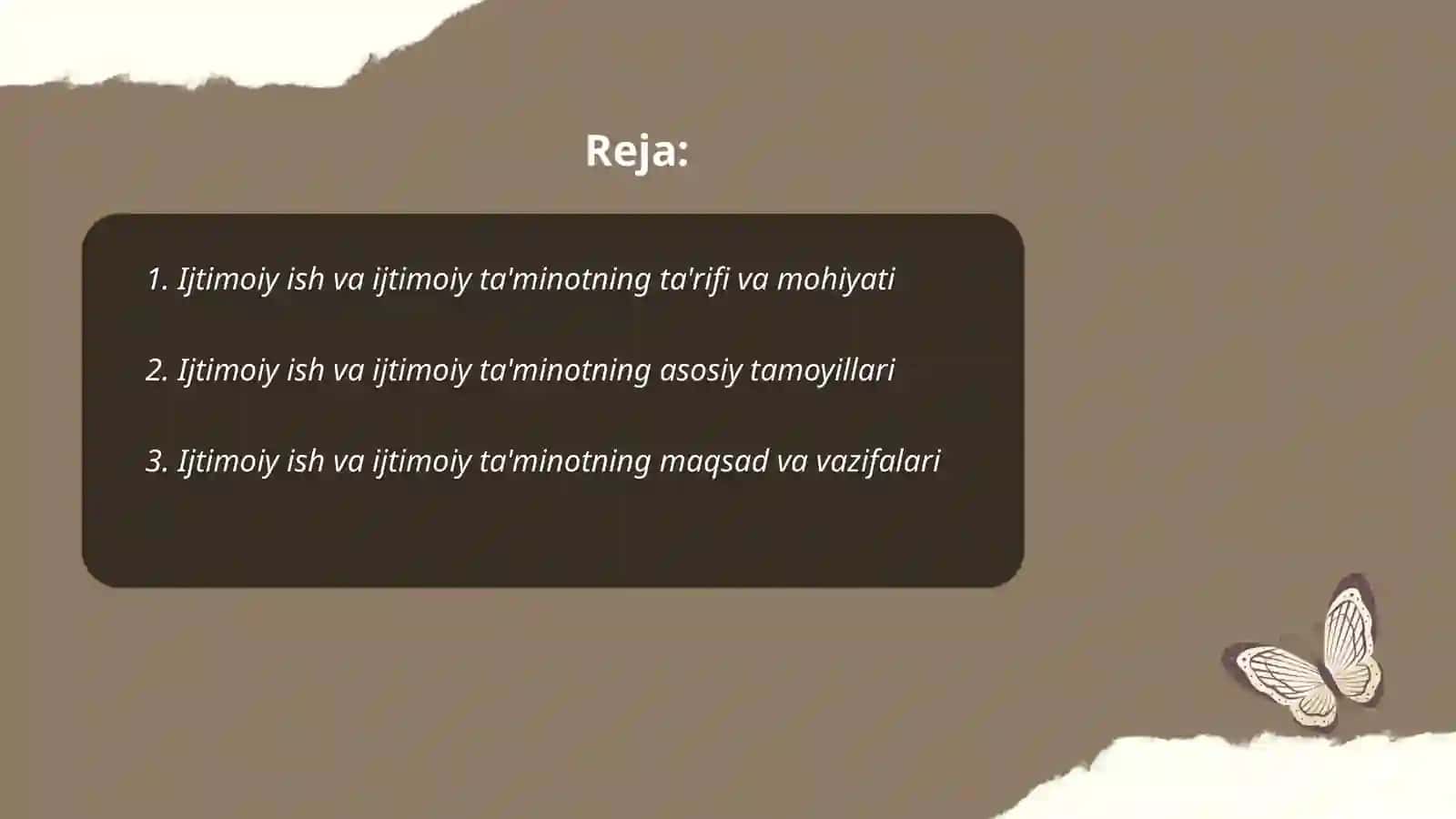 Ijtimoiy ish va ijtimoiy ta'minot mohiyati 2