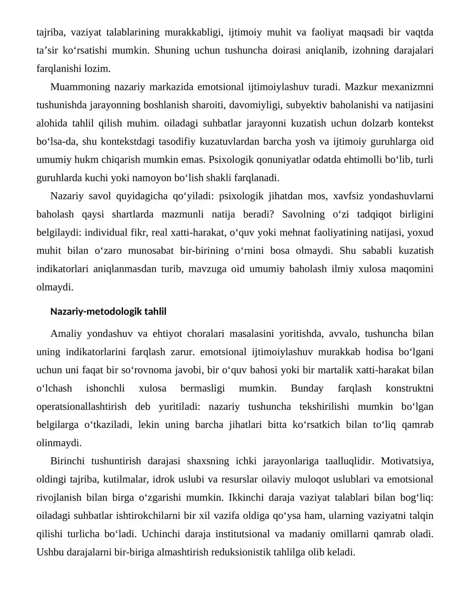 OILAVIY MULOQOT USLUBLARI VA EMOTSIONAL RIVOJLANISHNING RIVOJLANTIRISH VA PROFILAKTIKA YO‘LLARI 2