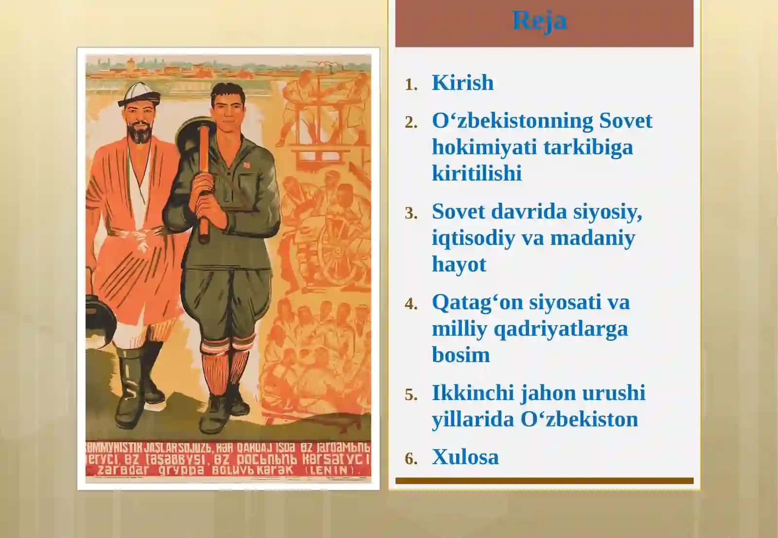 O‘zbekiston mustabid sovet davlati tarkibida 2