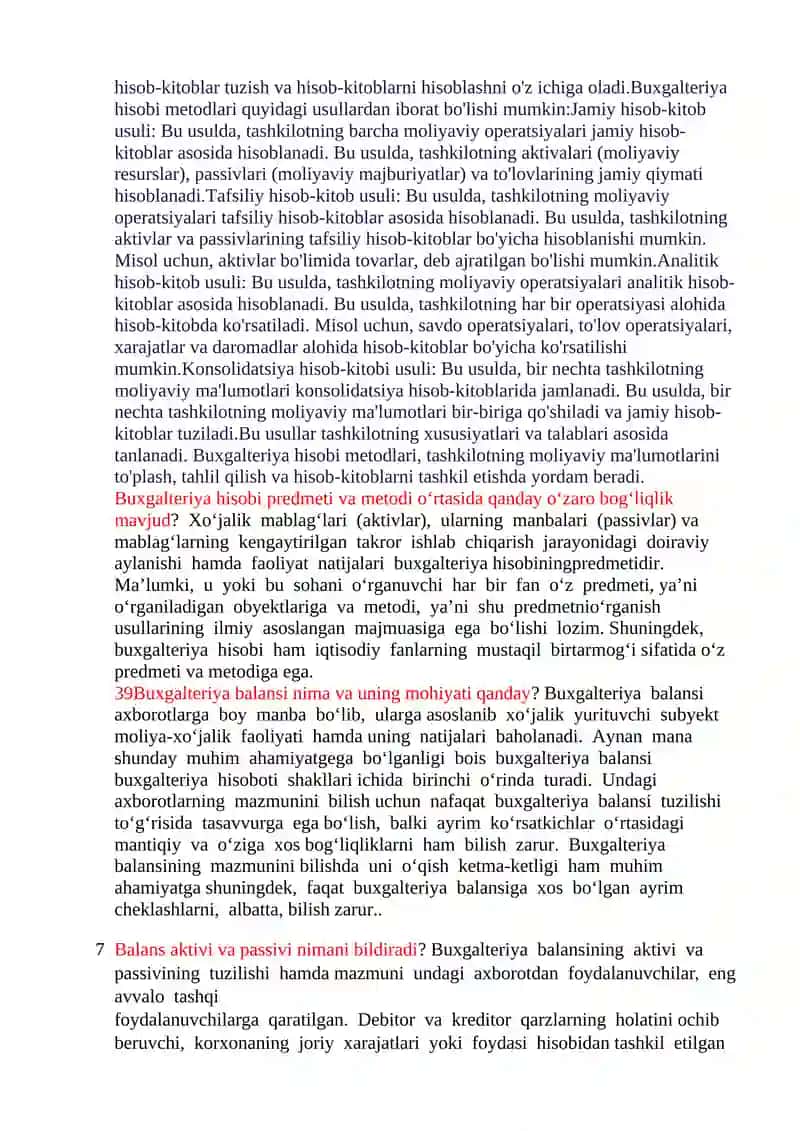 Buxgalteriya hisobini boshqaruvchi bosh hisobchi 2
