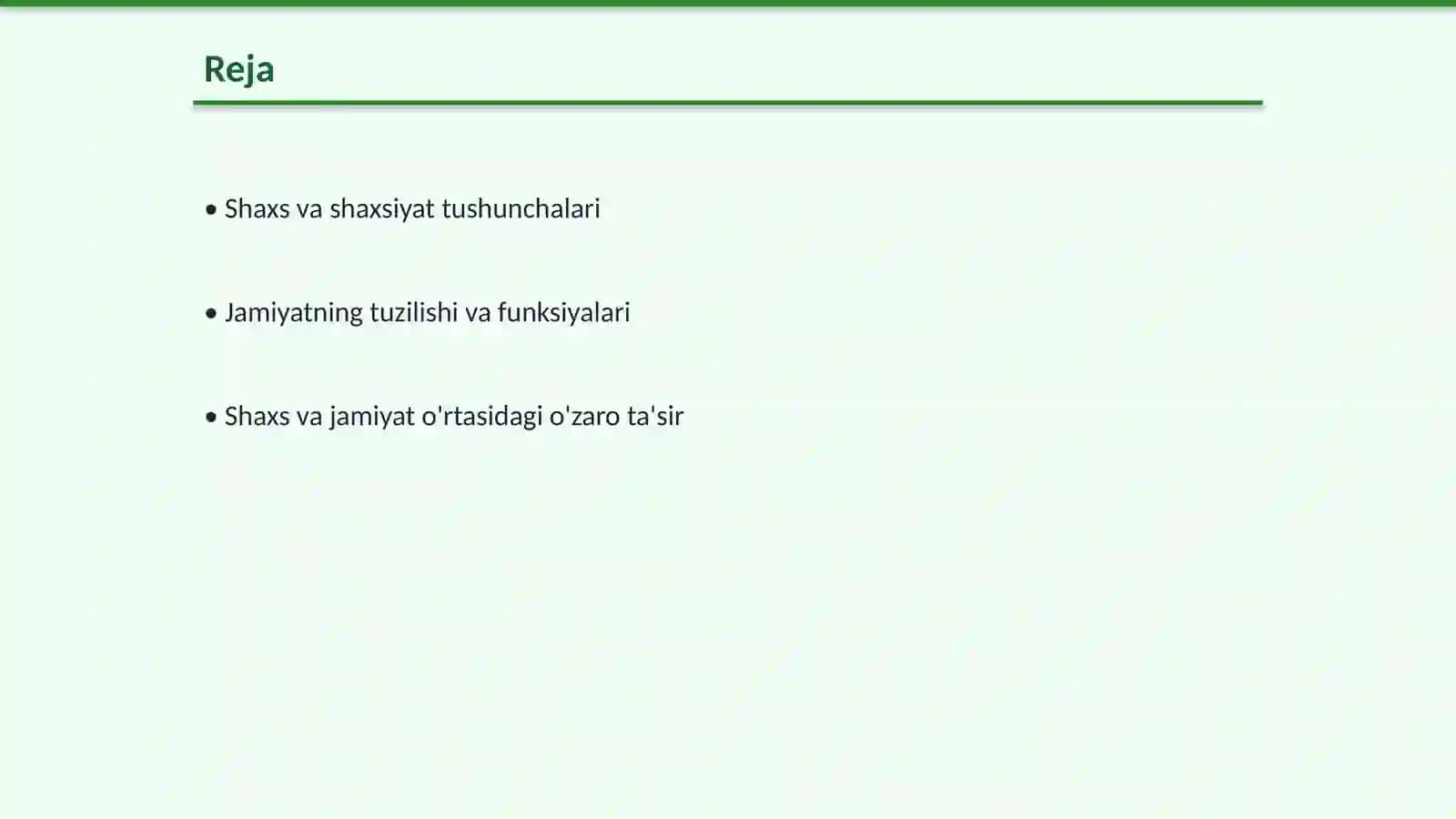 Jamiyat va shaxs falsafasi 2