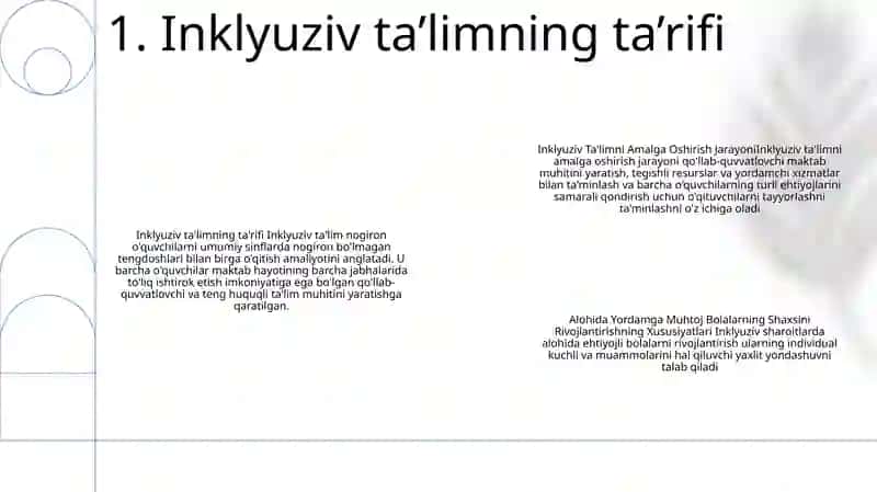 Inklyuziv Ta'limni Amalga Oshirish Jarayoni 2