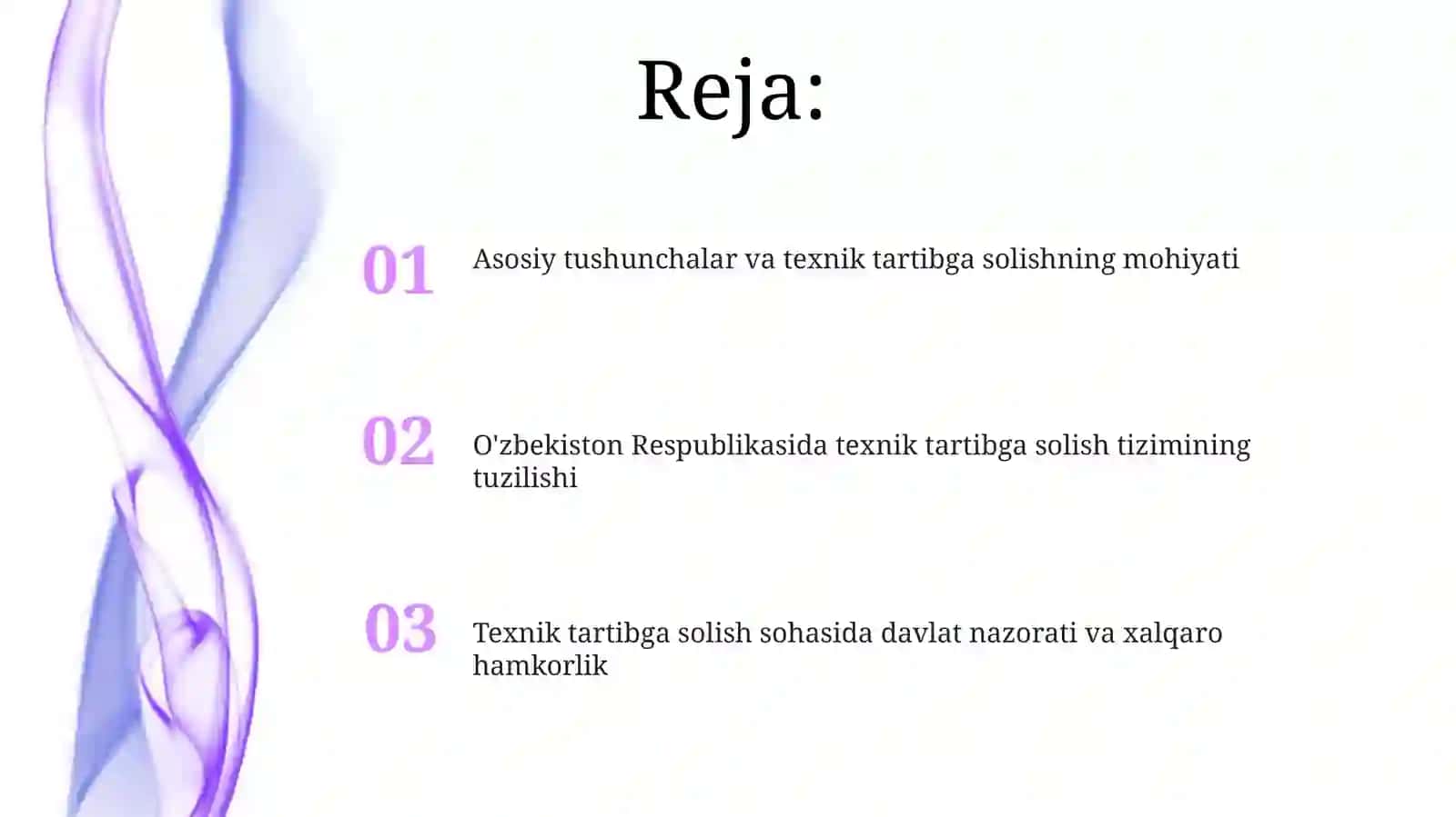 Texnik  jihatdan tartibga solish davlat tizimi  asoslari 2