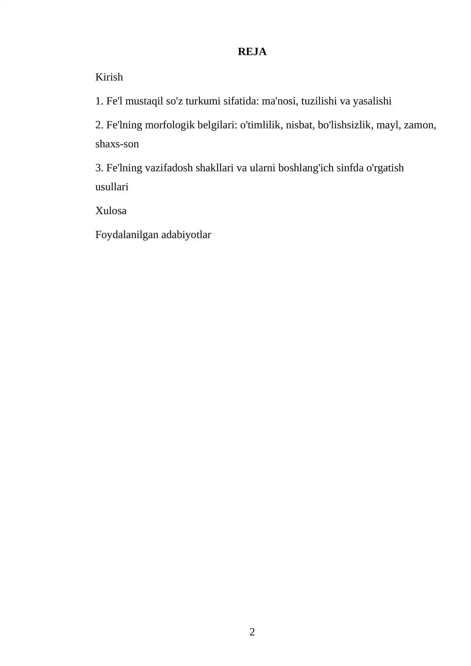 Fe'lning leksik-grammatik xususiyatlari 2