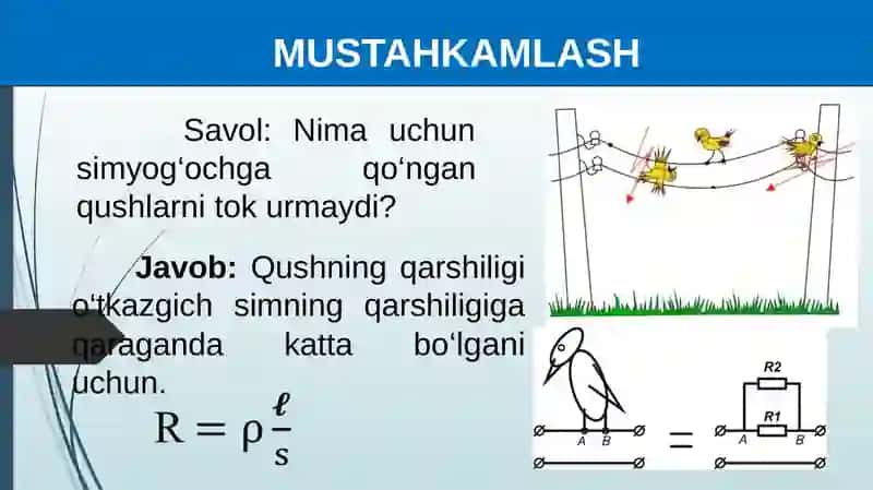 LABORATORIYA ISHI: OM QONUNINI O‘RGANISH 2