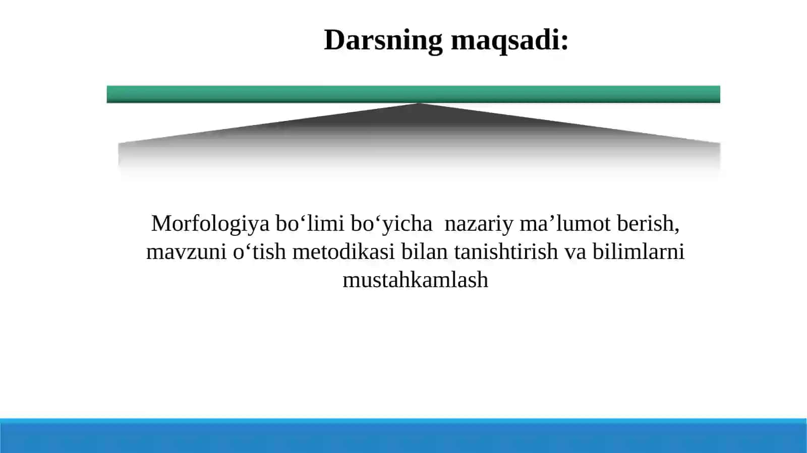 Morfologiya bo‘limini o‘tishda graforganayzerlardan foydalanish 2