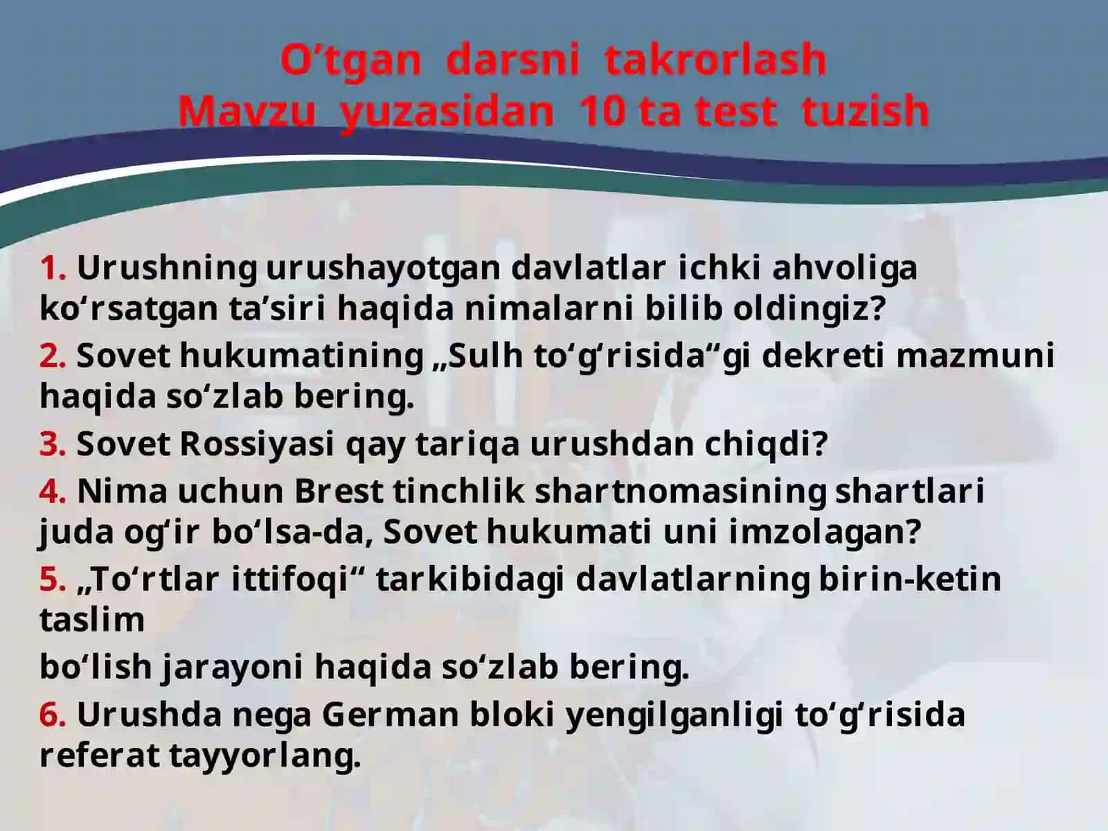 9-sinf Jahon tarixi 2
