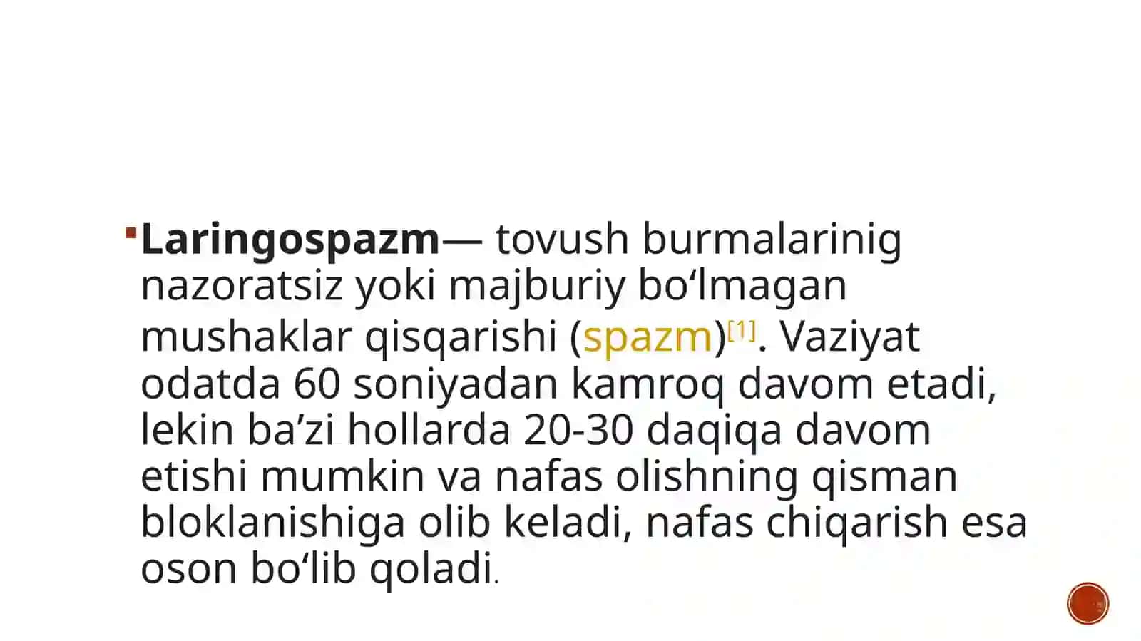 Laringospazm.Tez yordam algoritmi 2