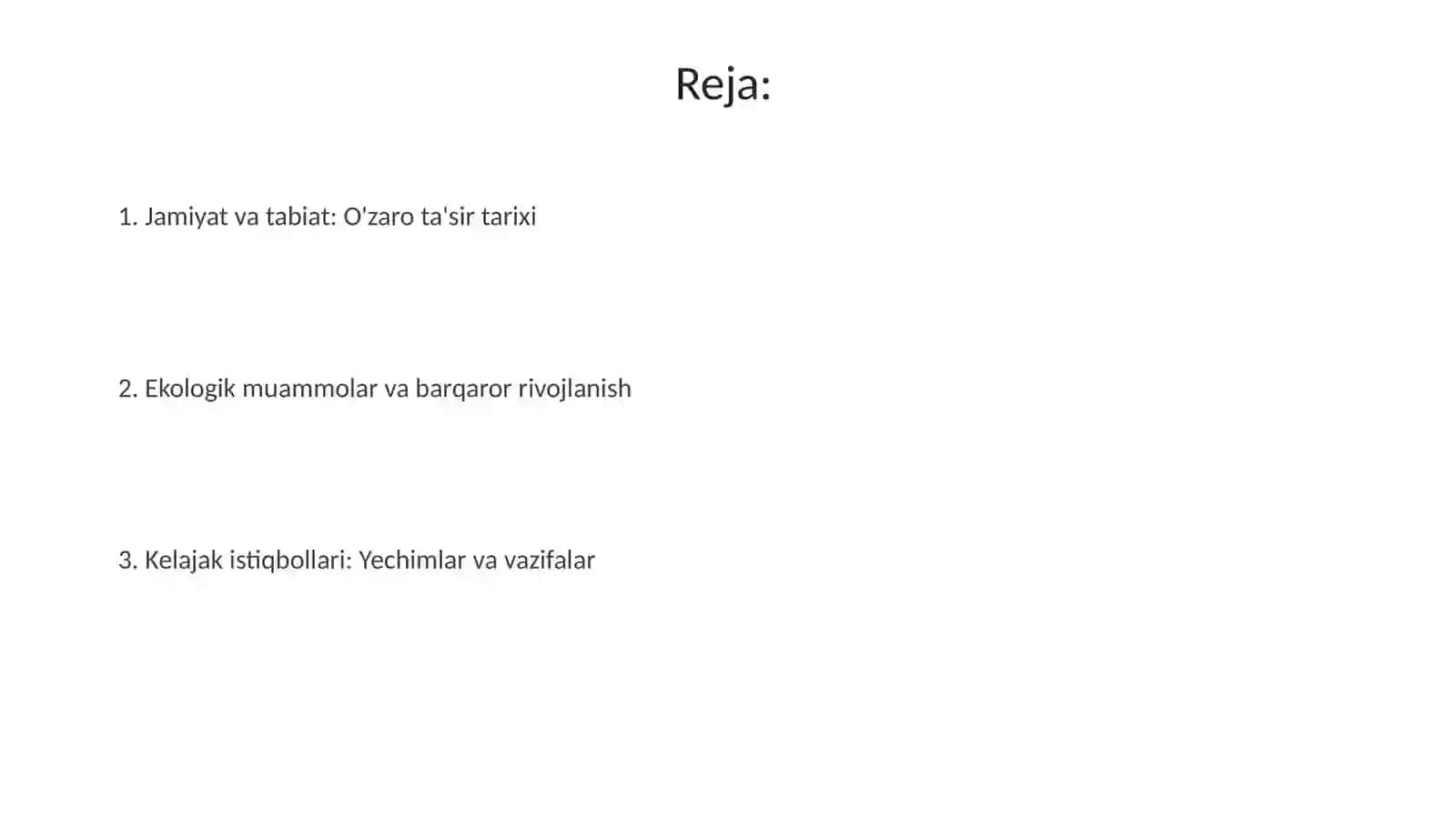 Jamiyat va tabiat oʻrtasidagi munosabat 2