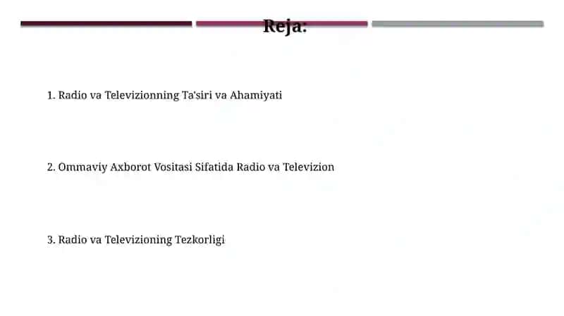 Radioeshittirishning afzalliklari 2