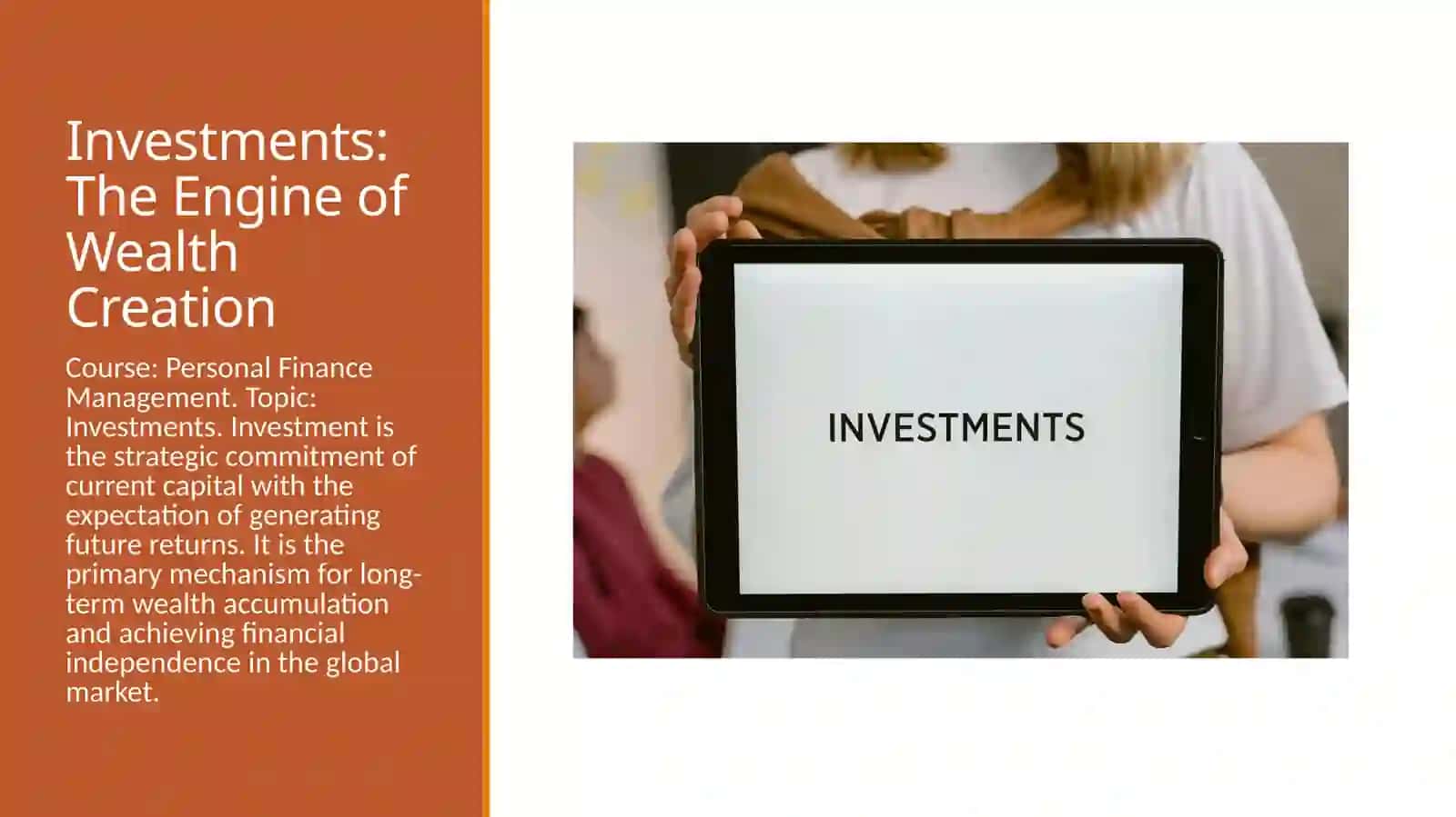 Investments: The Engine of Wealth Creation 2