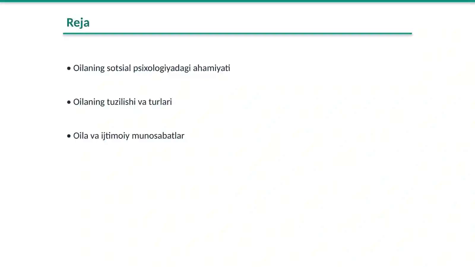 Sotsial psixologiya fanidan oila mavzusi buyicha slayd 2