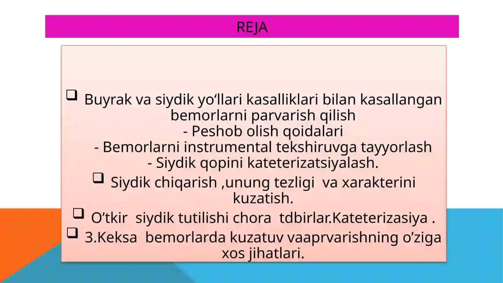 Buyrak va Siydik Yo‘llari Kasalliklari 2