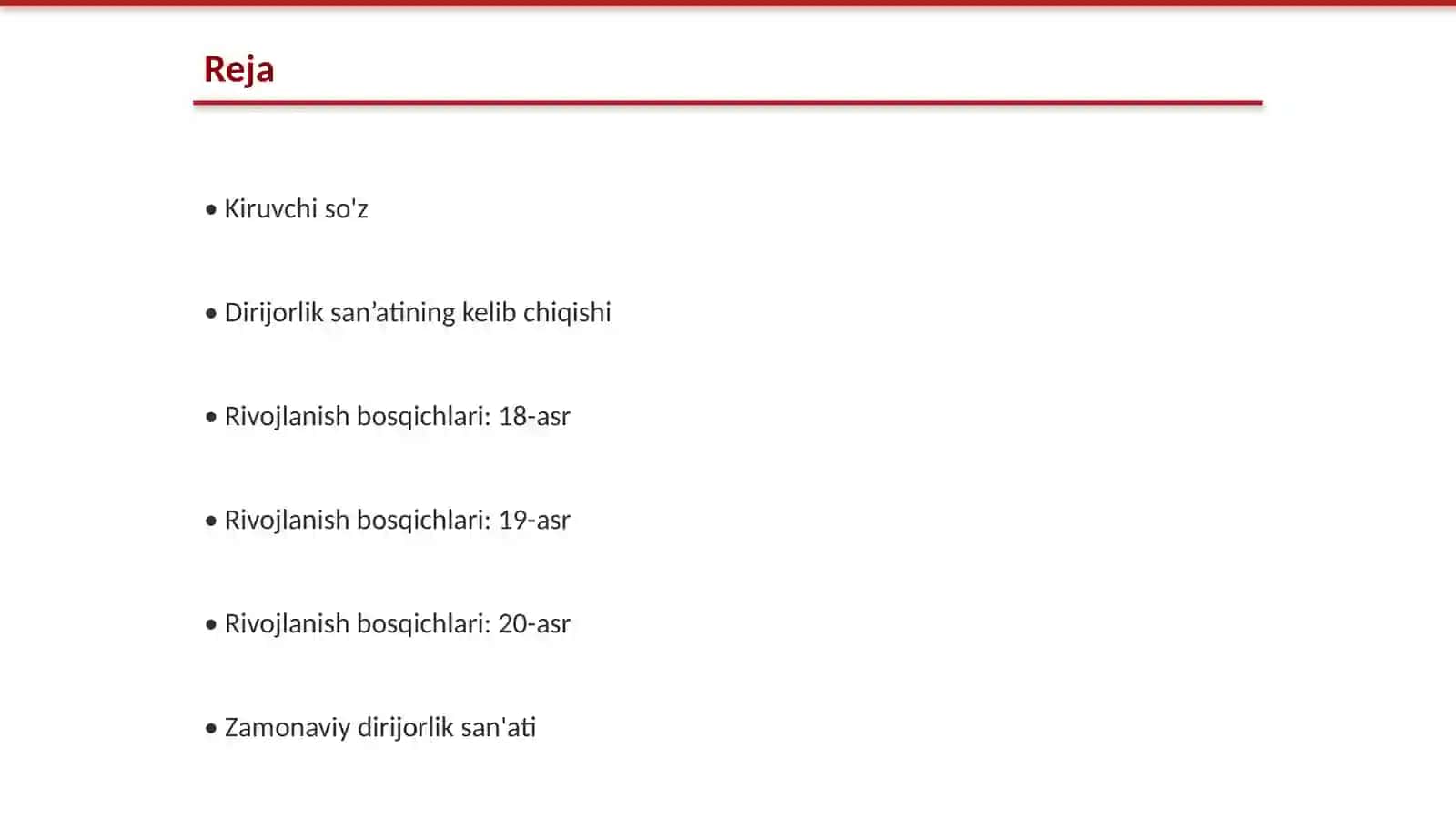 Dirijorlik san’atining kelib chiqishi va rivojlanish bosqichlari 2