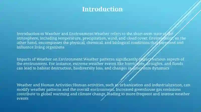 Weather And Environment 2