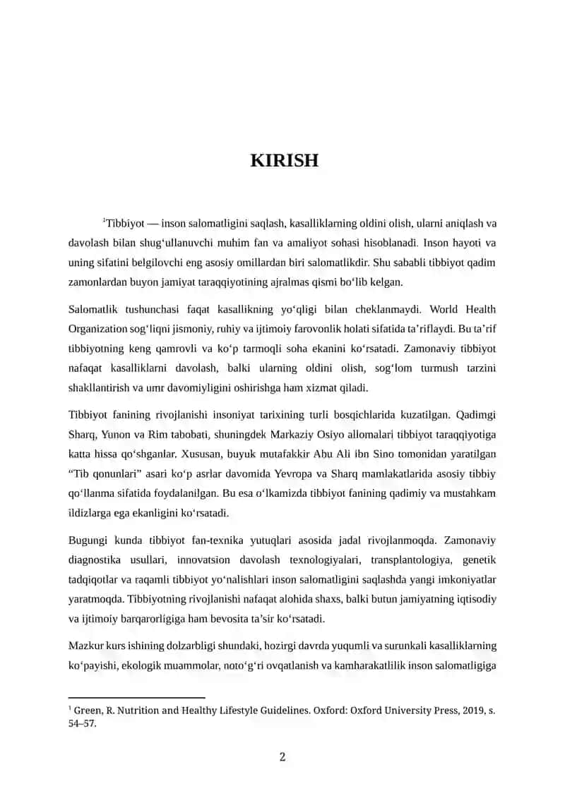Tibbiyot fanining shakllanishi va rivojlanish bosqichlari 2