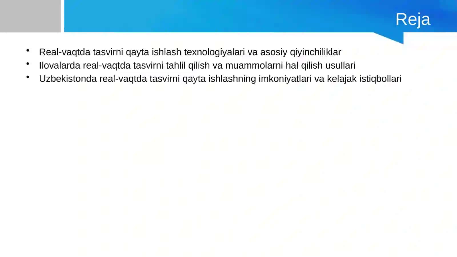 Real-vaqtda tasvirni qayta ishlash: Qiyinchiliklar va qôllanmalar 2