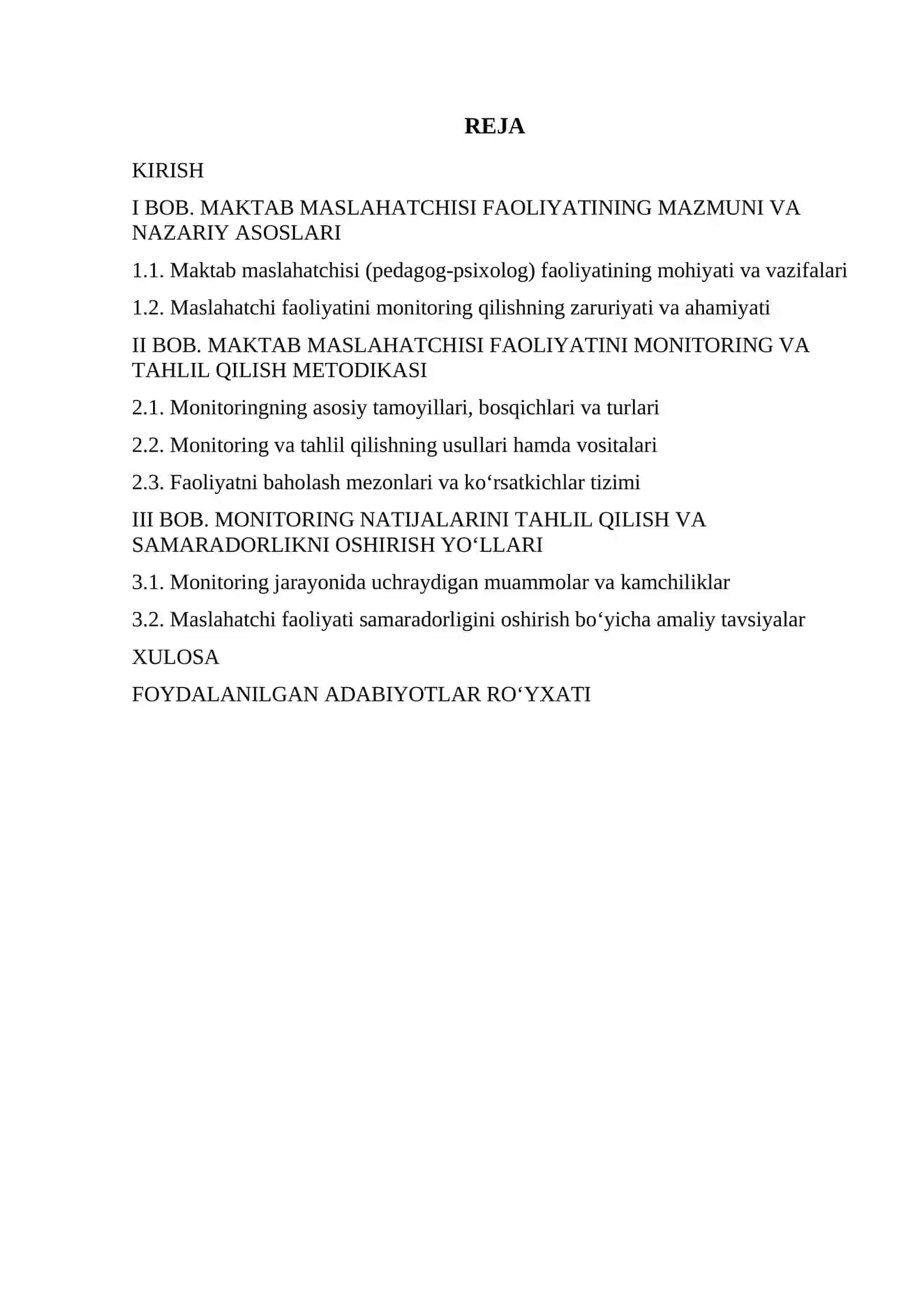 MAKTAB MASLAHATCHISI FAOLIYATINI MONITORING VA TAHLIL QILISH YO'LLARI 2