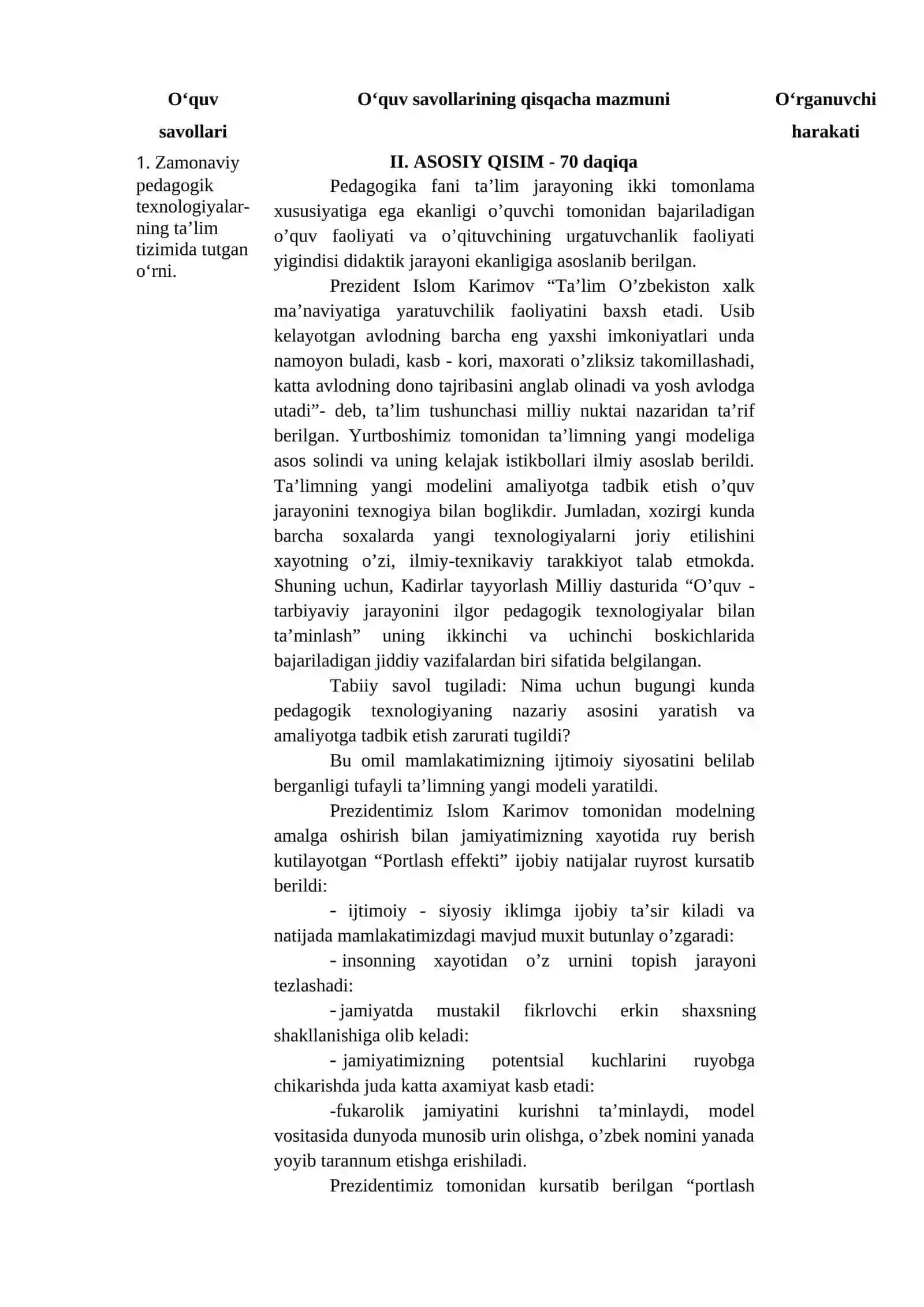 Mavzu № 3. Maqsadni belgilash 2