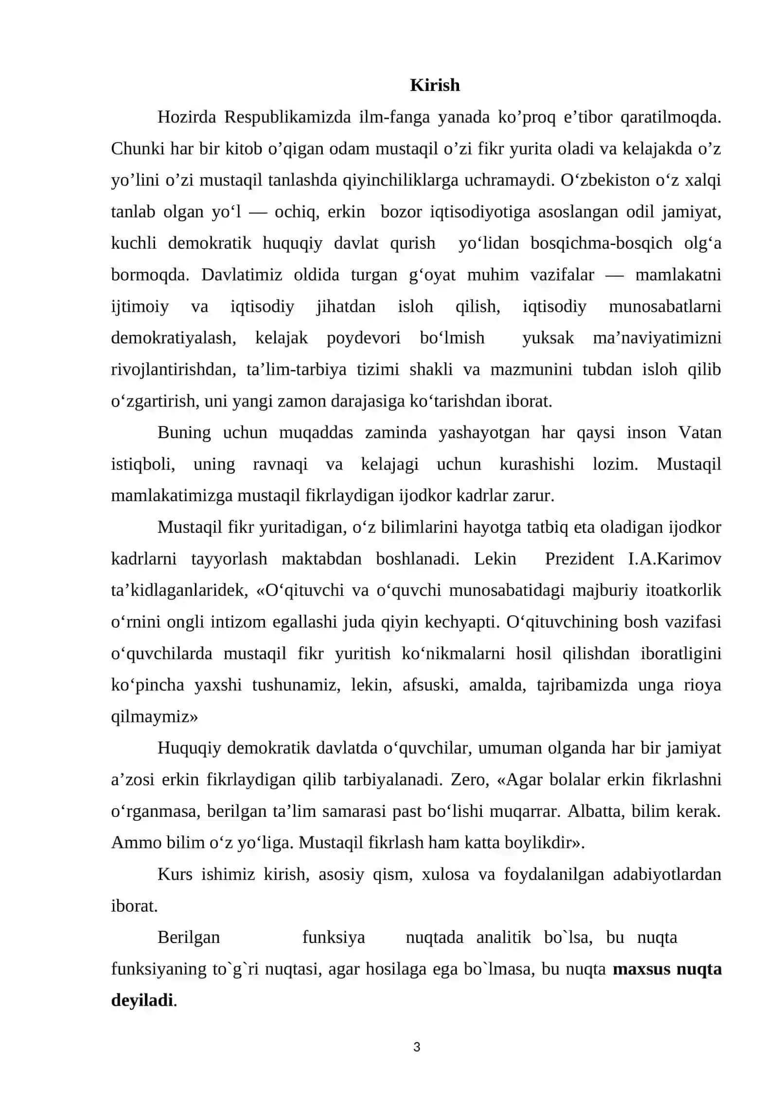 Maxsus nuqtalar va ularning tiplari 2