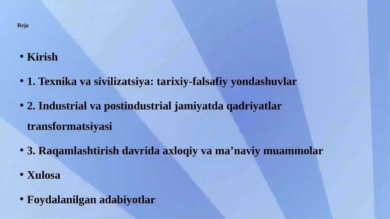 Texnika taraqqiyoti fonidagi inson qadriyatlarining o‘zgarishi 2